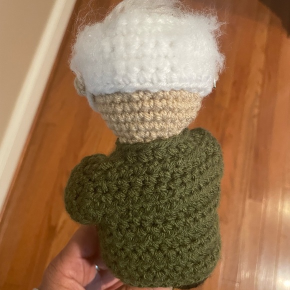 Handmade crochet Bernie Sanders doll - 12 inches - Picture 5 of 5